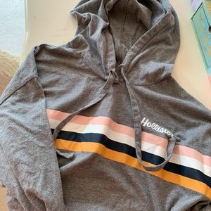cropped hoodie